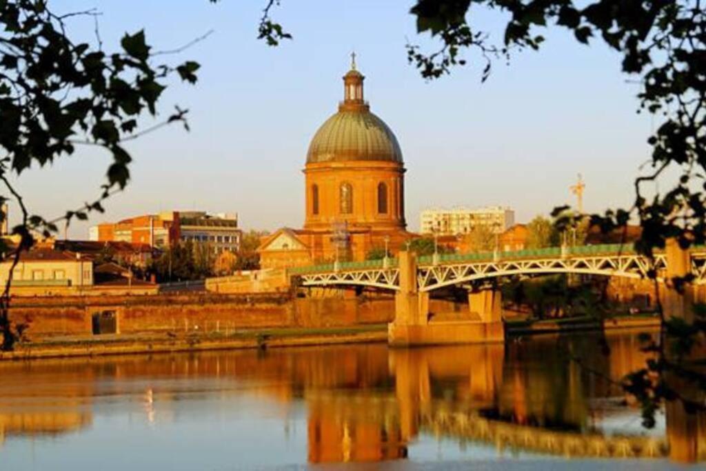 Superbe T2 Avec Terrasse Face Au Parc Des Fontaines Apartment Toulouse Exterior photo