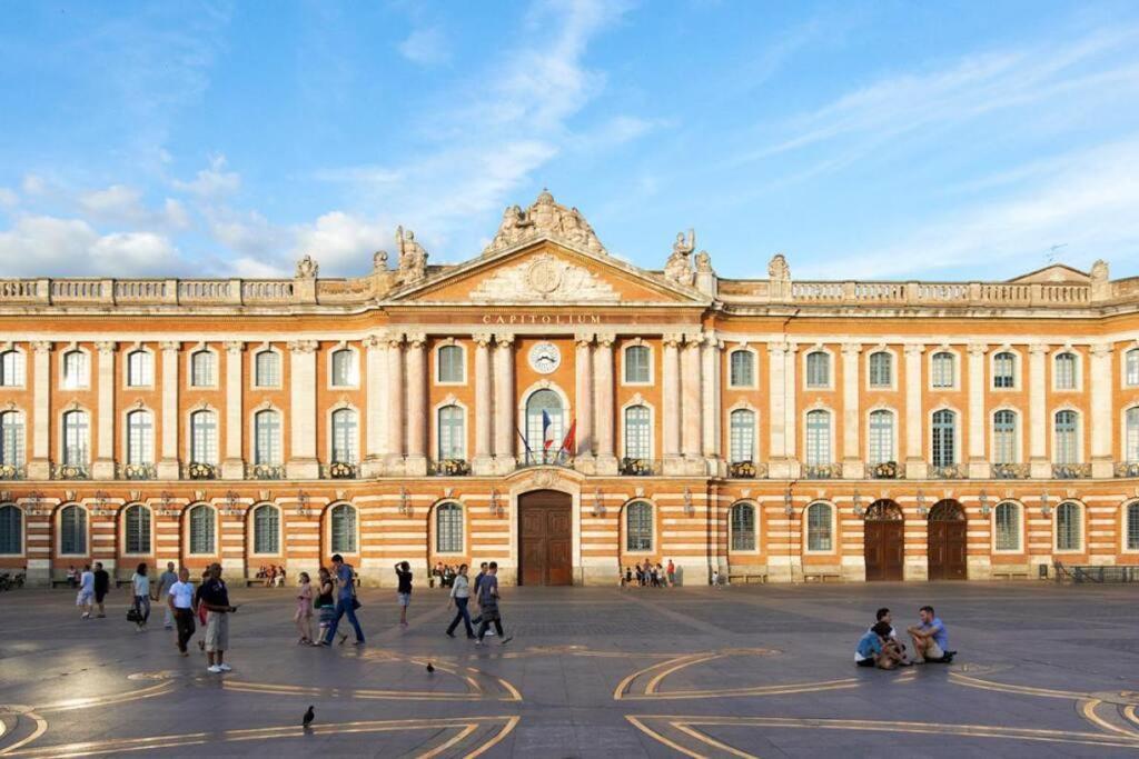 Superbe T2 Avec Terrasse Face Au Parc Des Fontaines Apartment Toulouse Exterior photo